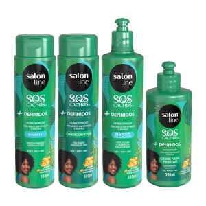 Kit Completo Para Definir Cachos Sos Cachos Definidos Salon Line