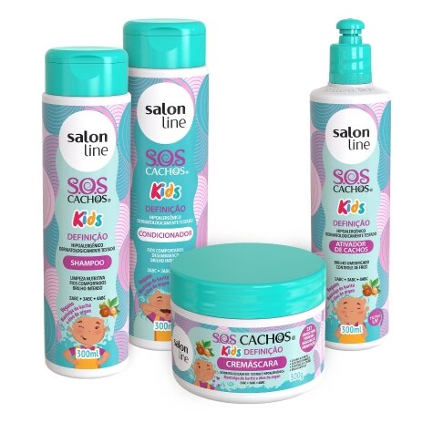 Salon Line Infantil Linha De Produtos Para Cabelo Kids E Baby