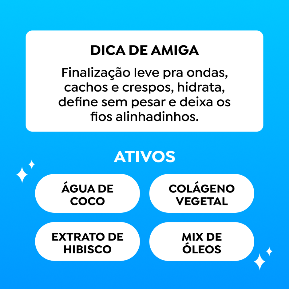 Dica de amiga — Óleo Sérum Cachos dos Sonhos Multy Definição Natural 200ml, foto oficial da loja Salon Line