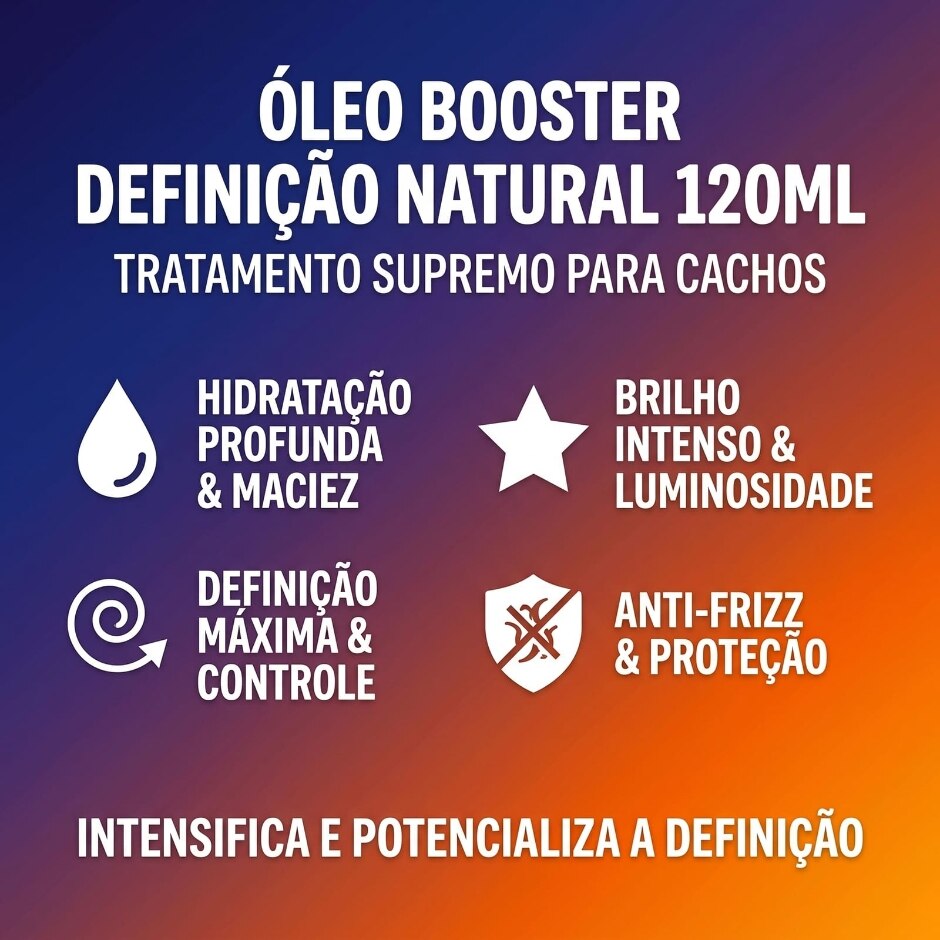 Foto oficial 4 — Óleo Booster Definição Natural 120ml, foto oficial da loja Salon Line