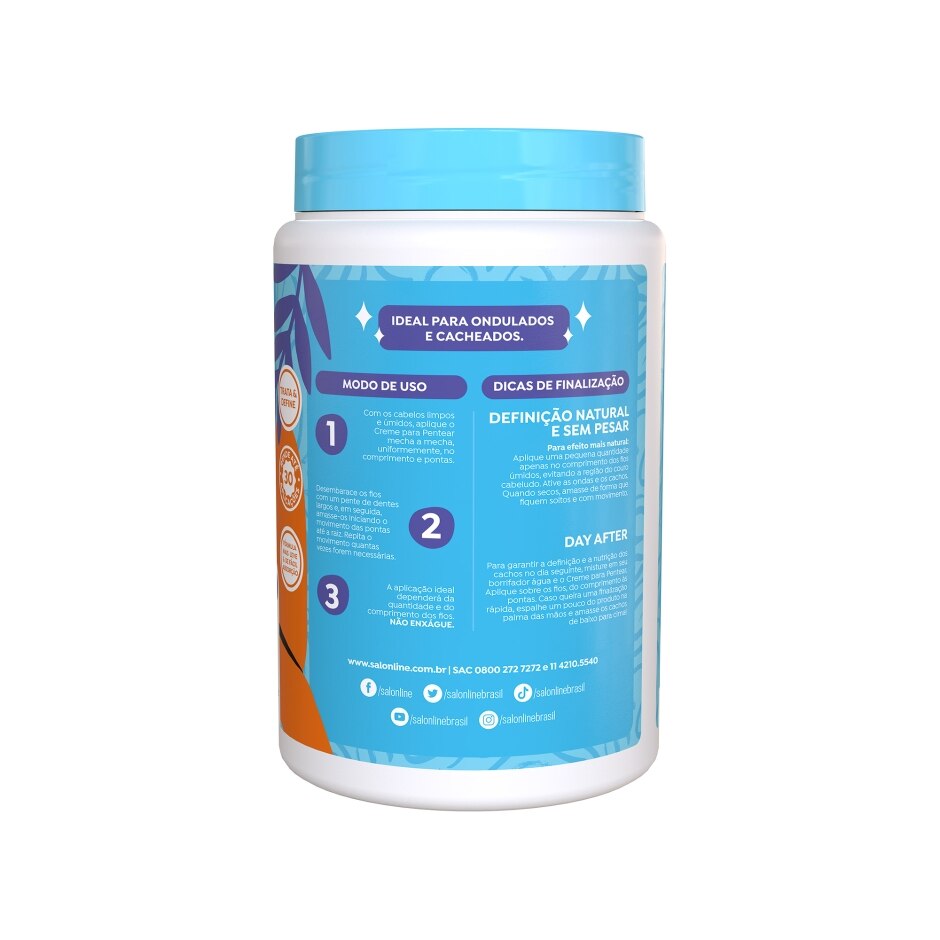 Foto oficial 9 — Creme Para Pentear Definição Natural 1kg, foto oficial da loja Salon Line