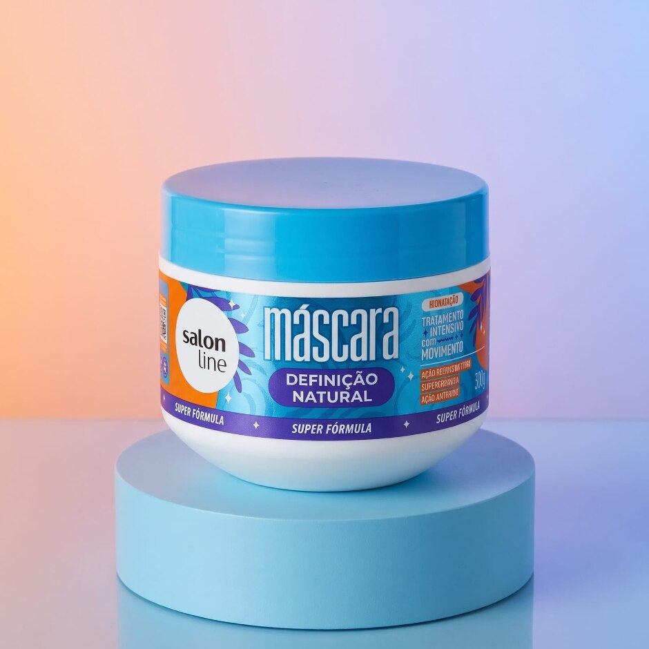 Linha completa — Máscara de Tratamento Definição Natural 300g, foto oficial da loja Salon Line