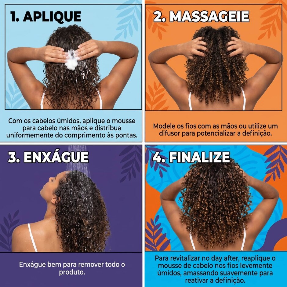 Foto oficial 5 — Mousse Definidor Definição Natural 240ml, foto oficial da loja Salon Line