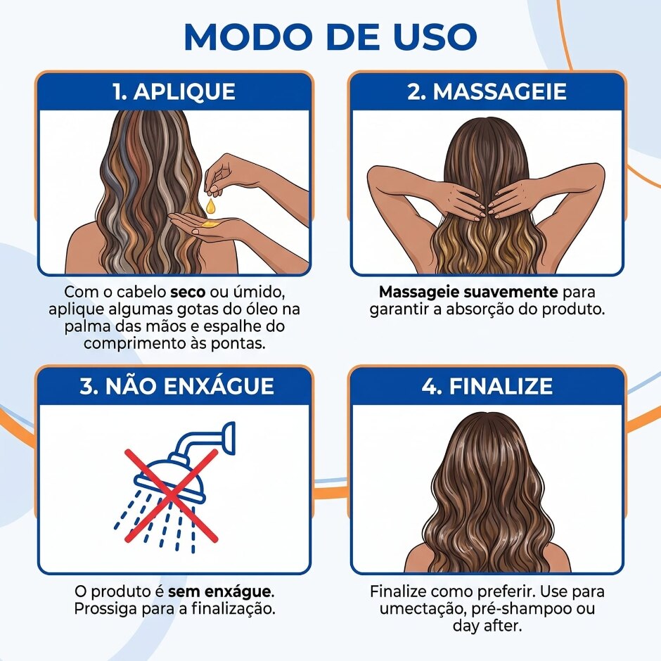 Foto oficial 5 — Óleo de Tratamento Definição Natural 50ml, foto oficial da loja Salon Line