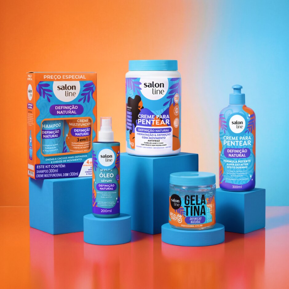Foto oficial 7 — Creme Para Pentear Definição Natural 1kg, foto oficial da loja Salon Line