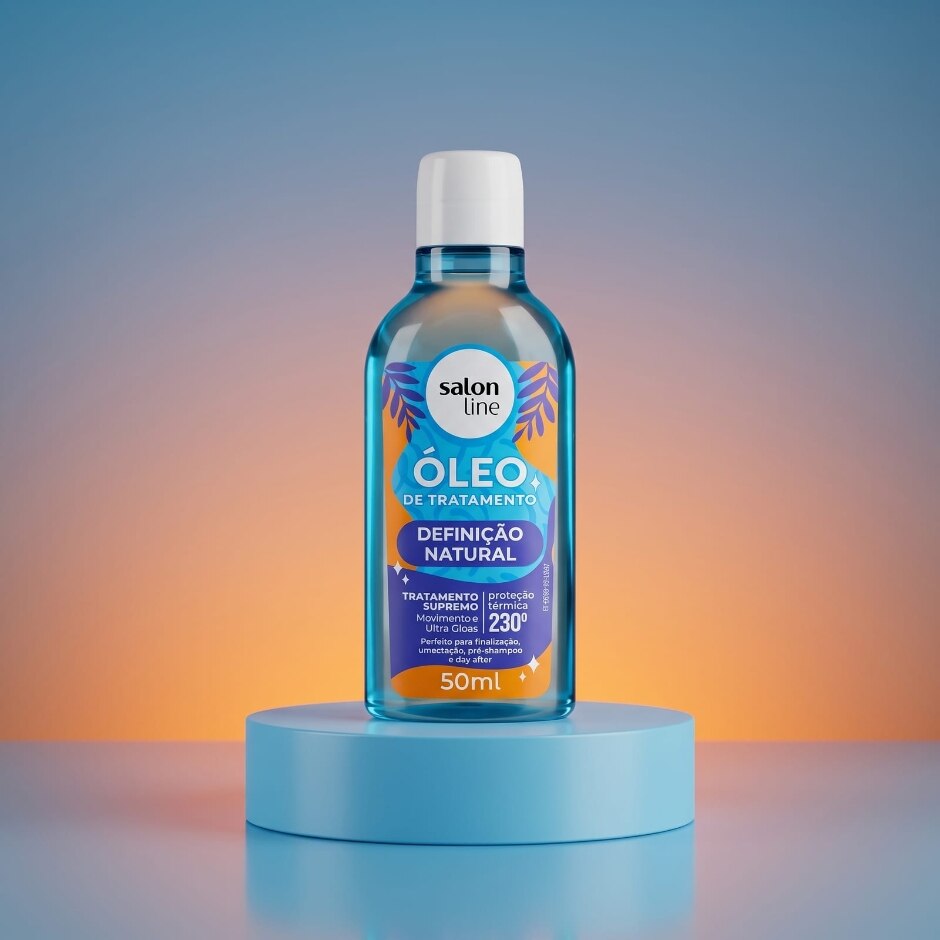 Linha completa — Óleo de Tratamento Definição Natural 50ml, foto oficial da loja Salon Line