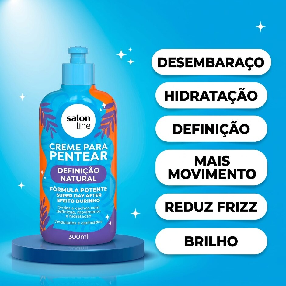 Benefícios — Creme para Pentear Definição Natural 300ml, foto oficial da loja Salon Line