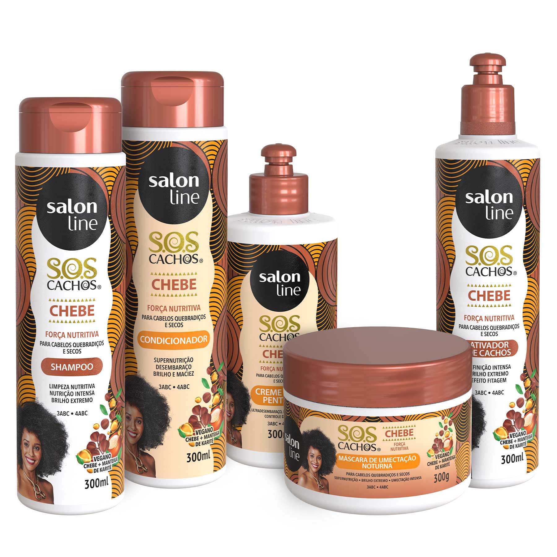 Kit Completo Sos Cachos Forca Nutritiva Salon Line