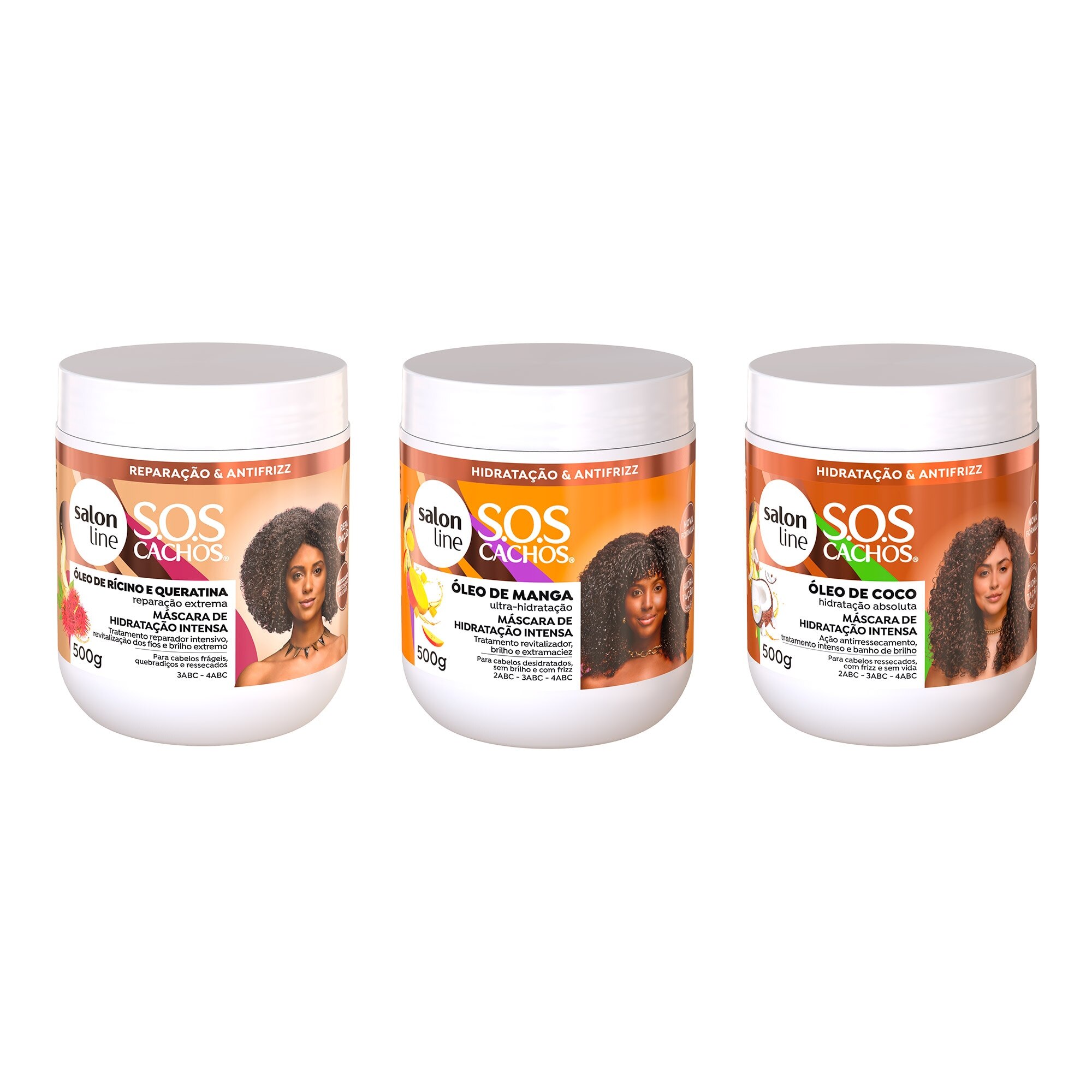 Cronograma Capilar Kit Salon Line Sos Cachos Otimo Preco