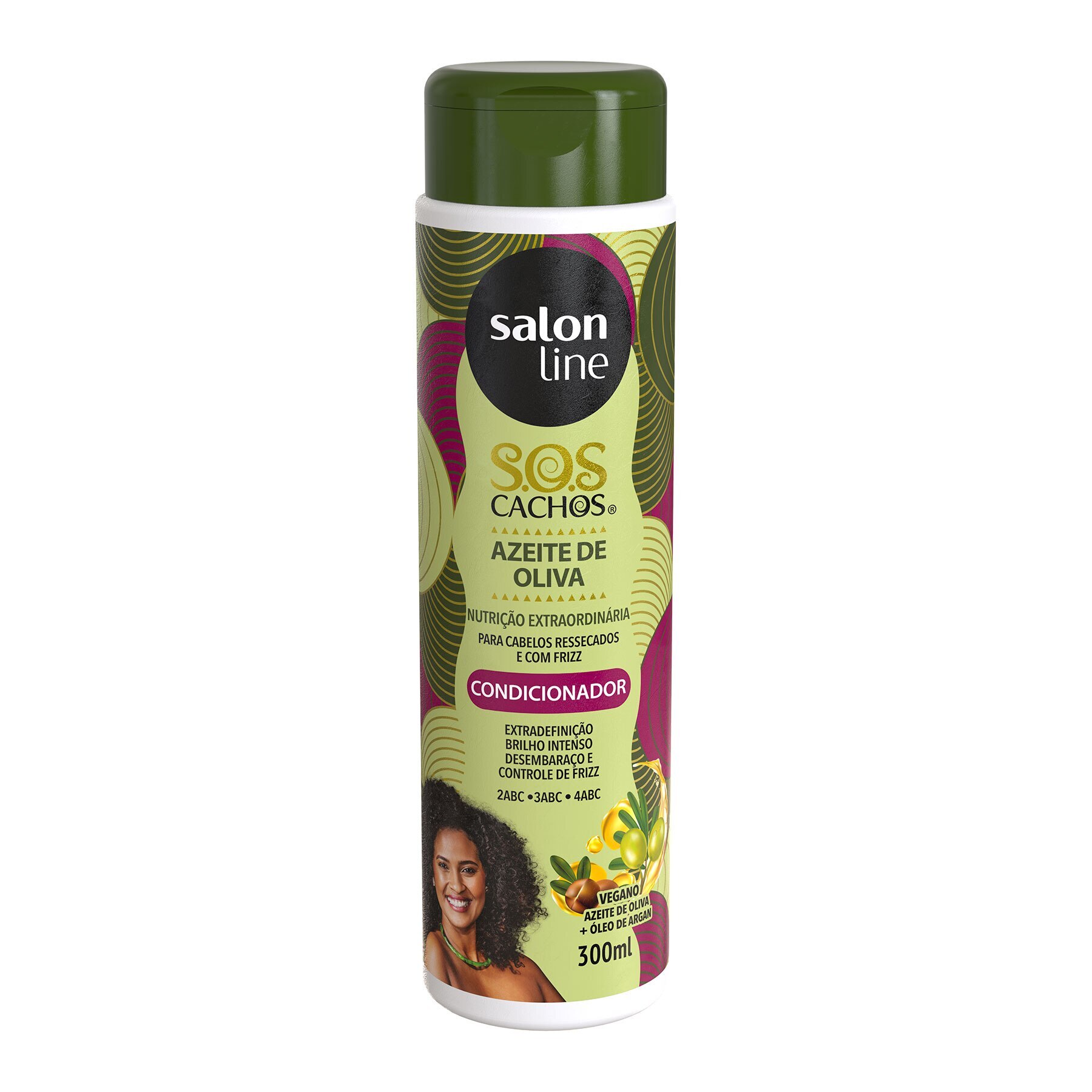 Condicionador Sos Cachos Azeite De Oliva Salon Line 300ml
