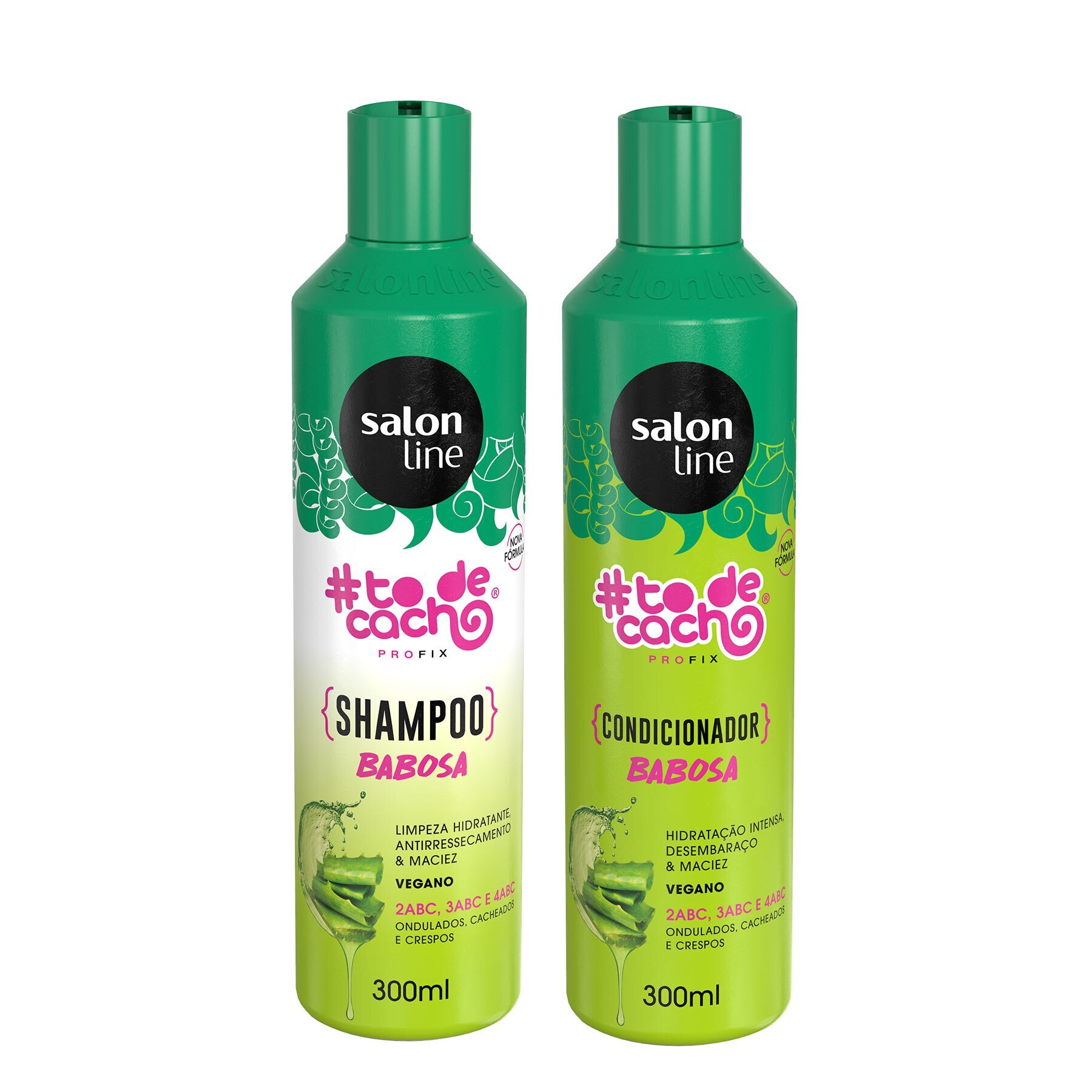 Kit Shampoo E Condicionador De Babosa Todecacho Salon Line