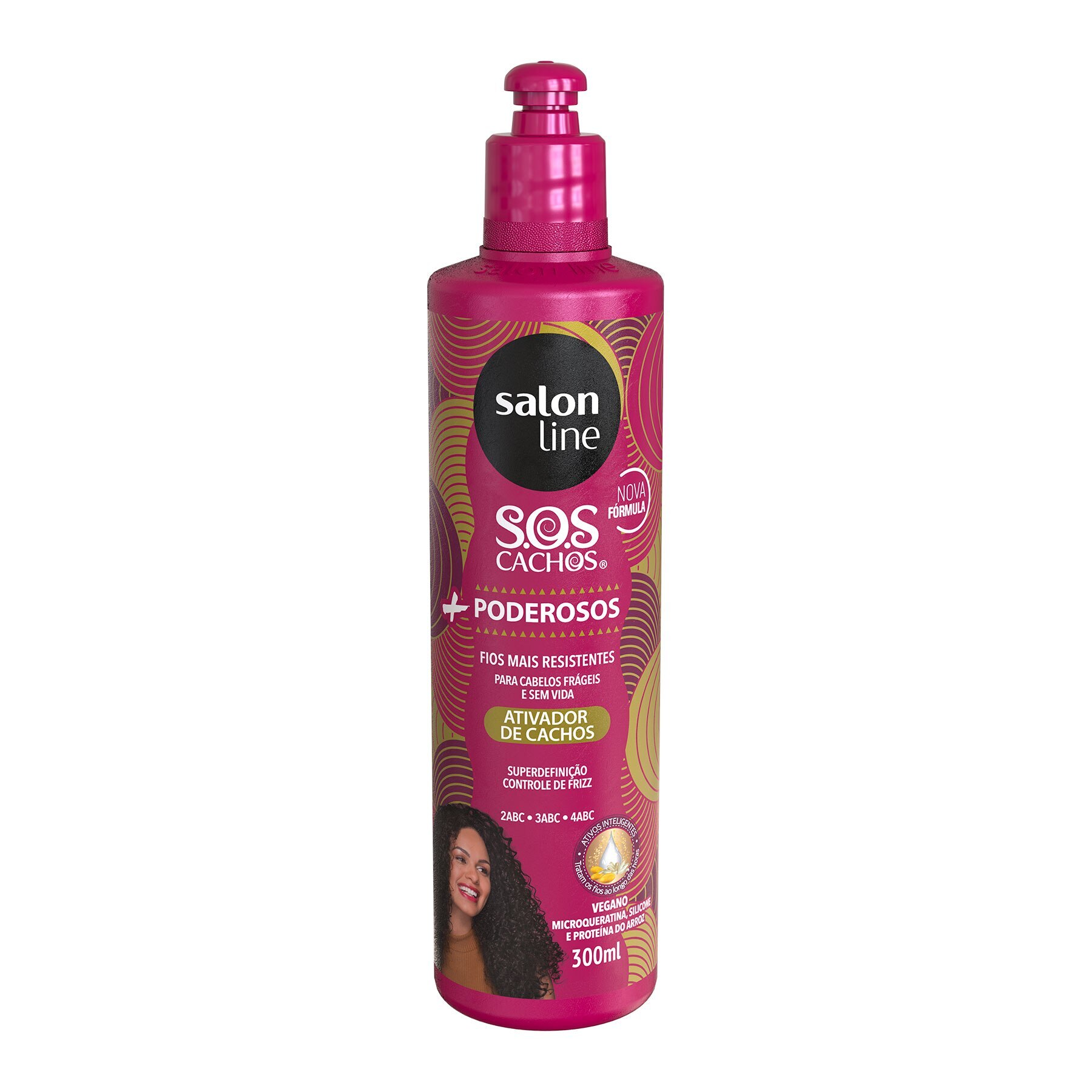 Creme Ativador De Cachos Sos Cachos Poderosos Salon Line