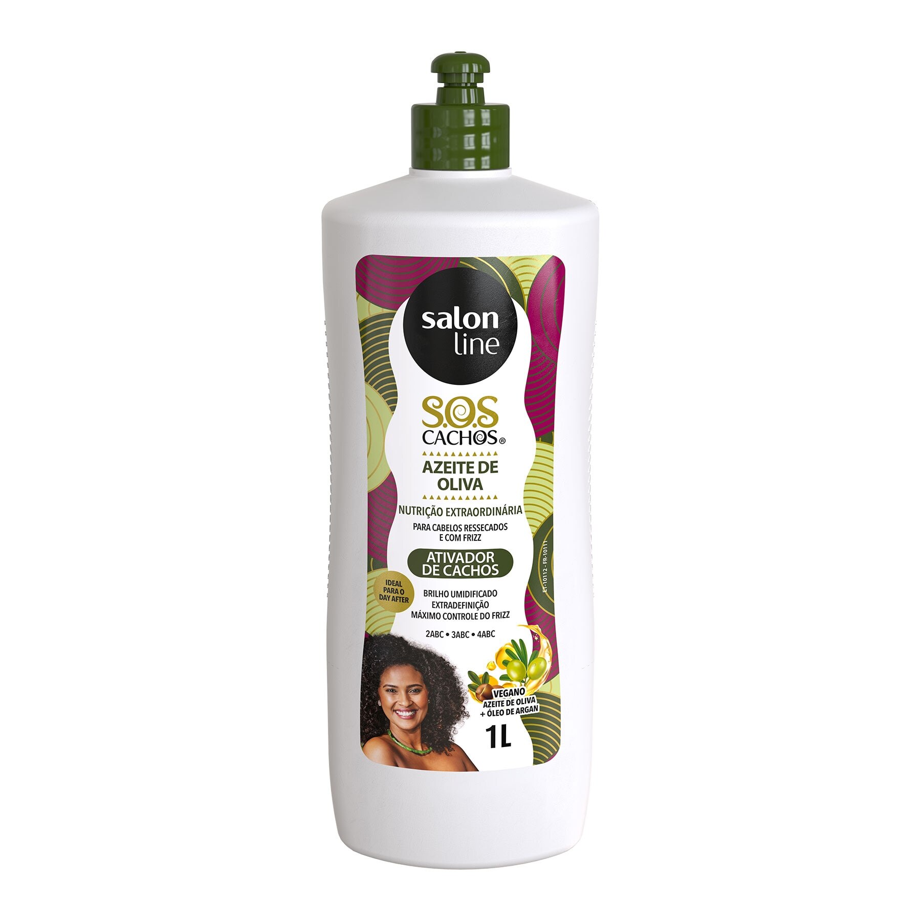 Ativador De Cachos Salon Line Azeite De Oliva 1l Sos Cachos
