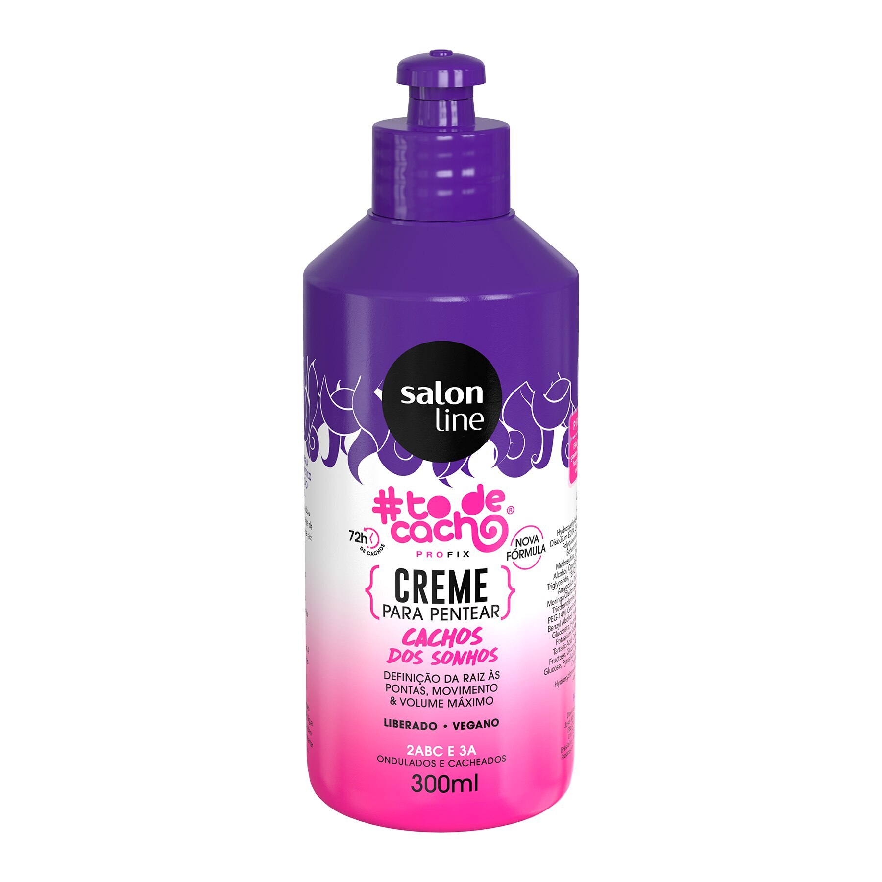Creme Para Pentear Cachos Dos Sonhos Salon Line 500ml